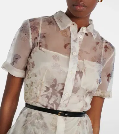 Altuzarra Kiera floral silk midi dress | Thumbnail 2 Altuzarra Kiera floral silk midi dress | Thumbnail 2