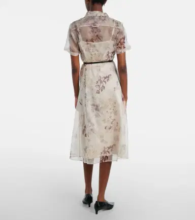 Altuzarra Kiera floral silk midi dress | Thumbnail 5 Altuzarra Kiera floral silk midi dress | Thumbnail 5