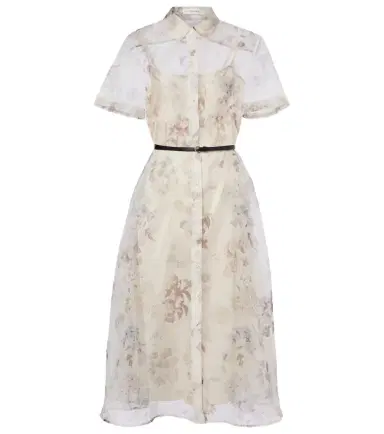 Altuzarra Kiera floral silk midi dress | Thumbnail 1 Altuzarra Kiera floral silk midi dress | Thumbnail 1