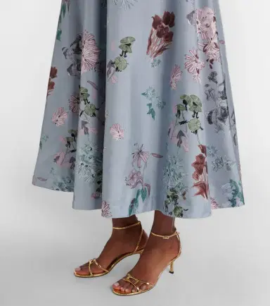 Altuzarra Varda floral silk midi skirt | Thumbnail 3