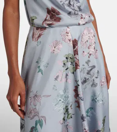 Altuzarra Varda floral silk midi skirt | Thumbnail 5