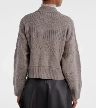 Altuzarra Amory cable-knit wool-blend cardigan | Thumbnail 2 Altuzarra Amory cable-knit wool-blend cardigan | Thumbnail 2