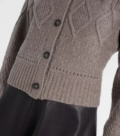 Altuzarra Amory cable-knit wool-blend cardigan | Thumbnail 4 Altuzarra Amory cable-knit wool-blend cardigan | Thumbnail 4