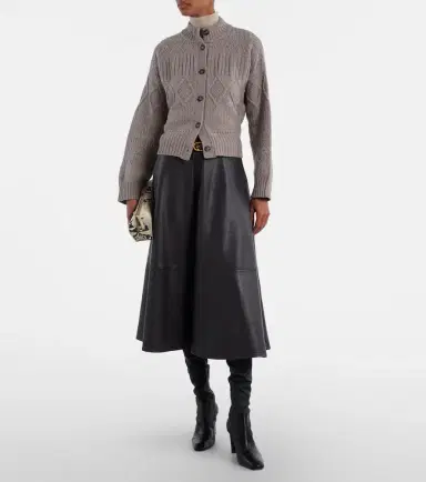 Altuzarra Amory cable-knit wool-blend cardigan | Thumbnail 5 Altuzarra Amory cable-knit wool-blend cardigan | Thumbnail 5
