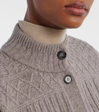 Altuzarra Amory cable-knit wool-blend cardigan | Thumbnail 6 Altuzarra Amory cable-knit wool-blend cardigan | Thumbnail 6