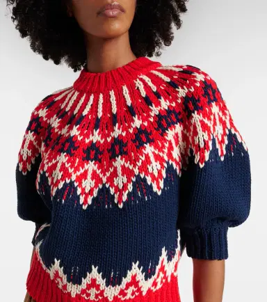 Altuzarra Marty Fair Isle cotton sweater | Thumbnail 3 Altuzarra Marty Fair Isle cotton sweater | Thumbnail 3