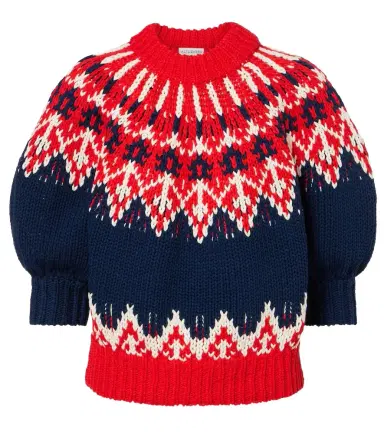 Altuzarra Marty Fair Isle cotton sweater | Thumbnail 1 Altuzarra Marty Fair Isle cotton sweater | Thumbnail 1