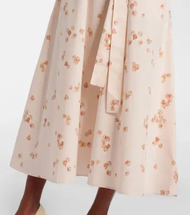 Altuzarra Paulina floral belted cotton-blend midi dress | Thumbnail 6 Altuzarra Paulina floral belted cotton-blend midi dress | Thumbnail 6