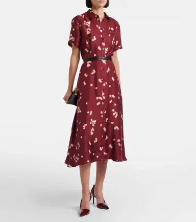 Altuzarra Belted printed silk shirt dress | Thumbnail 2