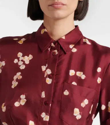 Altuzarra Belted printed silk shirt dress | Thumbnail 6