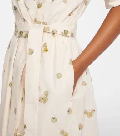Altuzarra Lydia floral cotton-blend wrap dress | Thumbnail 3 Altuzarra Lydia floral cotton-blend wrap dress | Thumbnail 3