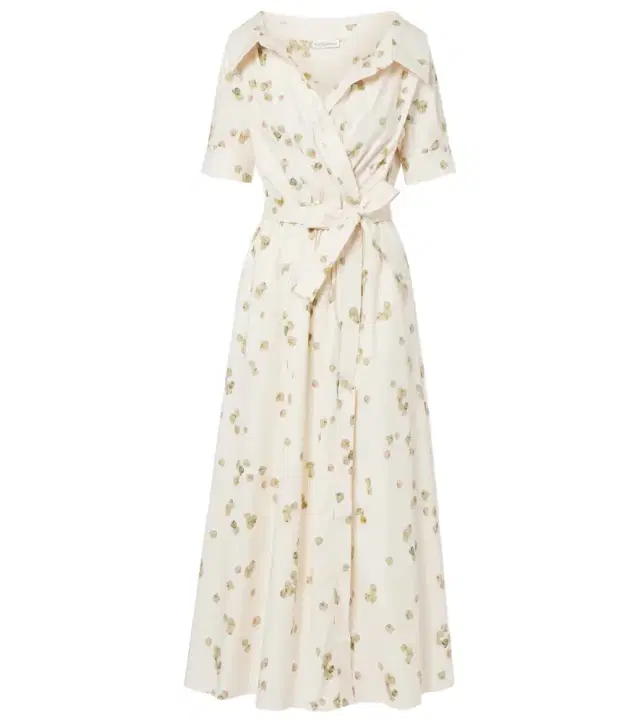 Altuzarra Lydia floral cotton-blend wrap dress