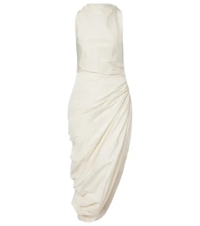 Dora asymmetric midi dress