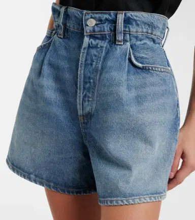 AGOLDE Lyonne denim shorts | Thumbnail 2