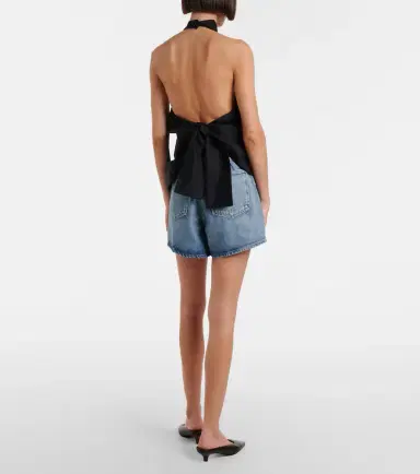 AGOLDE Lyonne denim shorts | Thumbnail 4