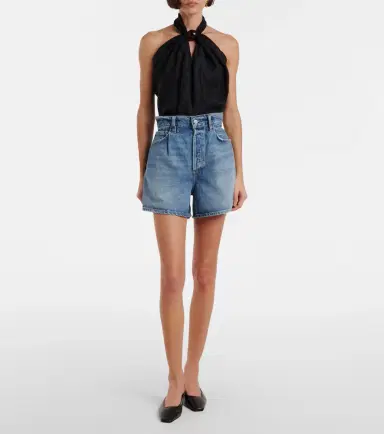 AGOLDE Lyonne denim shorts | Thumbnail 5