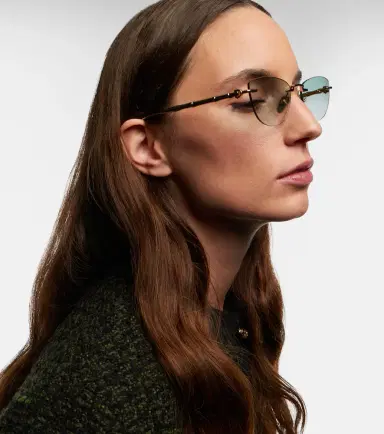 Gucci Bamboo cat-eye sunglasses | Thumbnail 2 Gucci Bamboo cat-eye sunglasses | Thumbnail 2