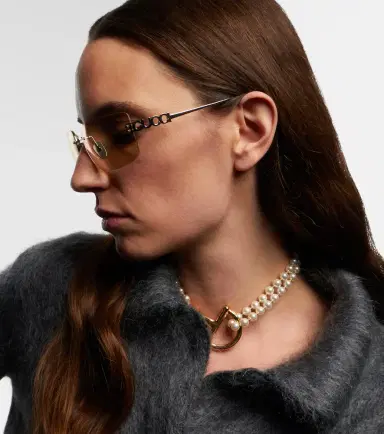 Gucci Signoria rectangular glasses | Thumbnail 3