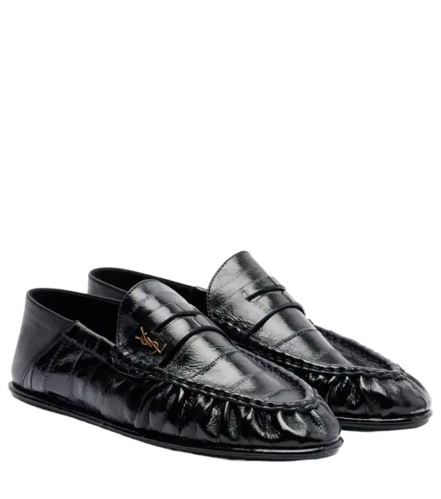 Saint Laurent Eel leather penny loafers