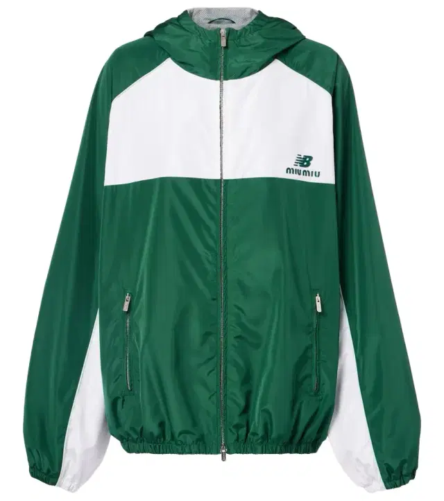 Miu Miu x New Balance colorblocked poplin jacket