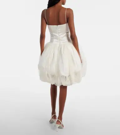 Danielle Frankel Bridal Sadie wool and silk corset dress | Thumbnail 5 Danielle Frankel Bridal Sadie wool and silk corset dress | Thumbnail 5