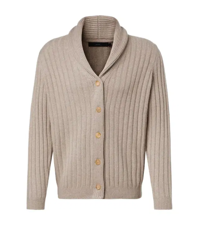 Mr Denver ribbed-knit cashmere cardigan