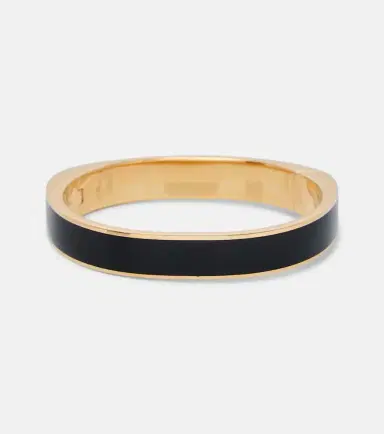 TOTEME Signature enamel gold-plated bangle | Thumbnail 2