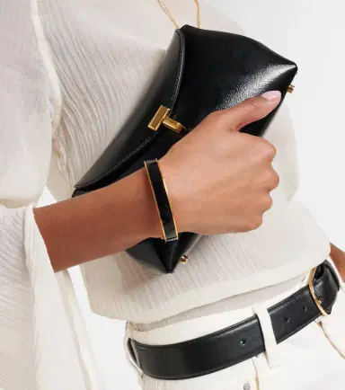 TOTEME Signature enamel gold-plated bangle | Thumbnail 4