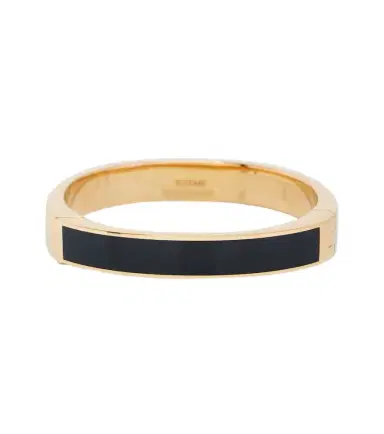 TOTEME Signature enamel gold-plated bangle | Thumbnail 1