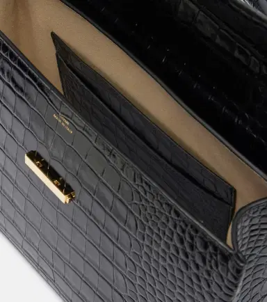 TOTEME Box Small croc-effect leather top-handle bag | Thumbnail 2