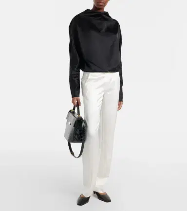 TOTEME Box Small croc-effect leather top-handle bag | Thumbnail 4