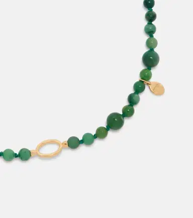 TOTEME Inifinity beaded necklace with jade | Thumbnail 3 TOTEME Inifinity beaded necklace with jade | Thumbnail 3