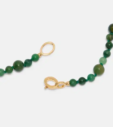 TOTEME Inifinity beaded necklace with jade | Thumbnail 5 TOTEME Inifinity beaded necklace with jade | Thumbnail 5