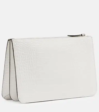 TOTEME Threefold croc-effect leather clutch | Thumbnail 2 TOTEME Threefold croc-effect leather clutch | Thumbnail 2