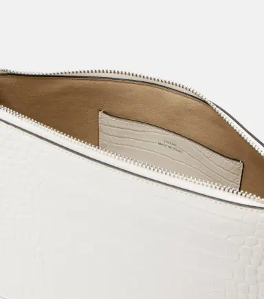 TOTEME Threefold croc-effect leather clutch | Thumbnail 3 TOTEME Threefold croc-effect leather clutch | Thumbnail 3