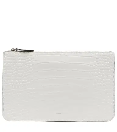 TOTEME Threefold croc-effect leather clutch | Thumbnail 1 TOTEME Threefold croc-effect leather clutch | Thumbnail 1