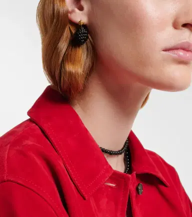 TOTEME Rope gold-plated enamel drop earrings | Thumbnail 6 TOTEME Rope gold-plated enamel drop earrings | Thumbnail 6