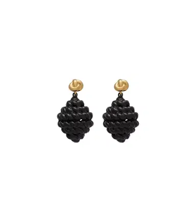 TOTEME Rope gold-plated enamel drop earrings | Thumbnail 1 TOTEME Rope gold-plated enamel drop earrings | Thumbnail 1