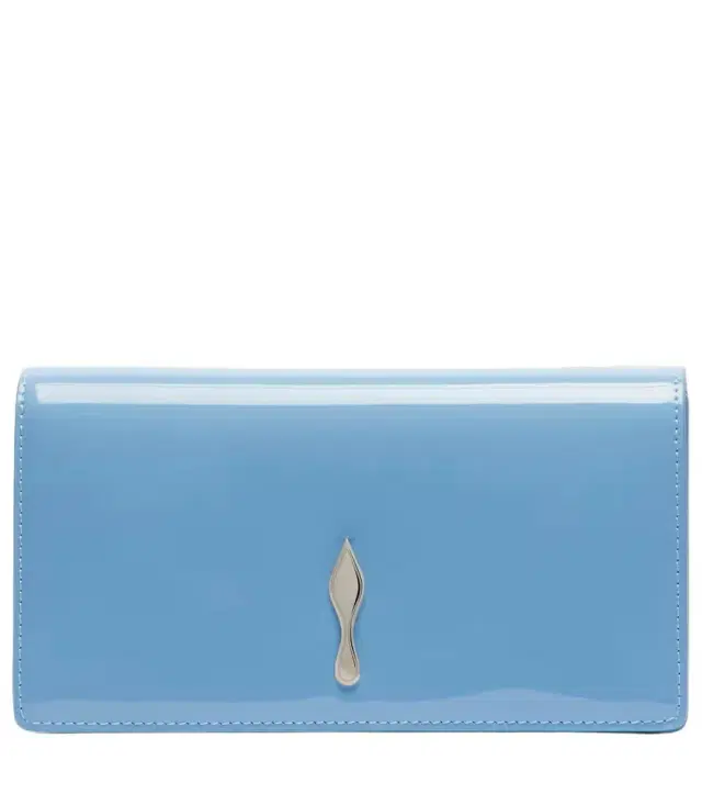 Bettina patent leather clutch