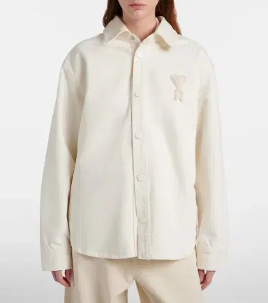 AMI PARIS Ami de Caur cotton twill overshirt | Thumbnail 2 AMI PARIS Ami de Caur cotton twill overshirt | Thumbnail 2