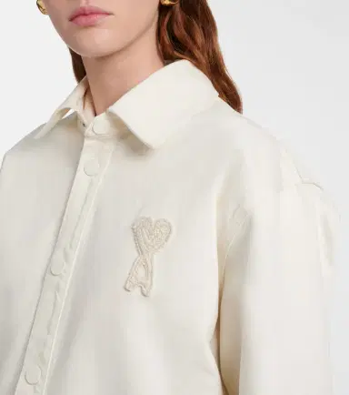 AMI PARIS Ami de Caur cotton twill overshirt | Thumbnail 3 AMI PARIS Ami de Caur cotton twill overshirt | Thumbnail 3