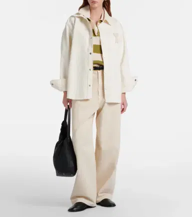 AMI PARIS Ami de Caur cotton twill overshirt | Thumbnail 4 AMI PARIS Ami de Caur cotton twill overshirt | Thumbnail 4