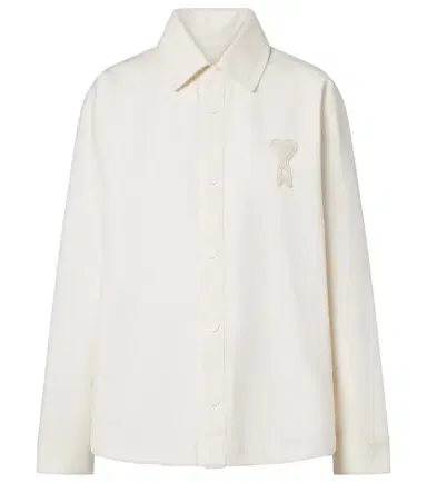 AMI PARIS Ami de Caur cotton twill overshirt | Thumbnail 1 AMI PARIS Ami de Caur cotton twill overshirt | Thumbnail 1