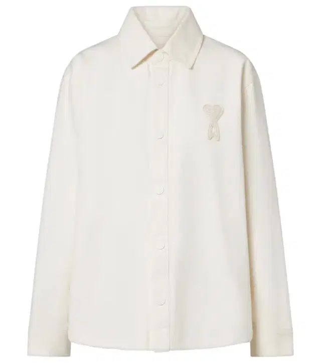 Ami Paris Ami de Caur cotton twill overshirt