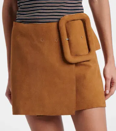 Ami Paris Suede miniskirt | Thumbnail 4