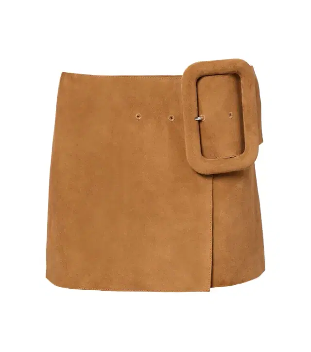 Ami Paris Suede miniskirt
