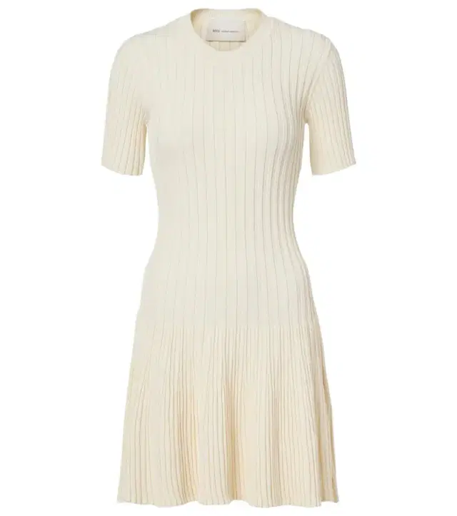 Ami Paris Ribbed-knit minidress