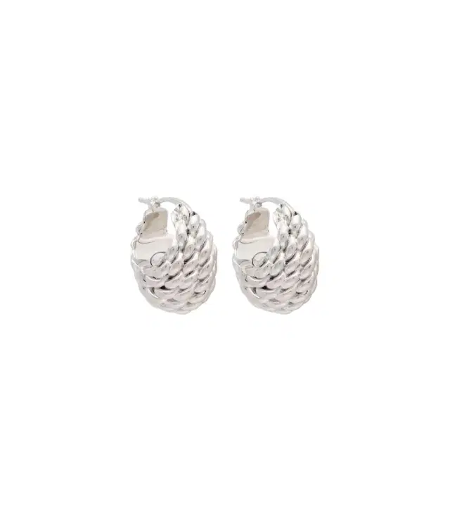 Toteme Rope hoop earrings
