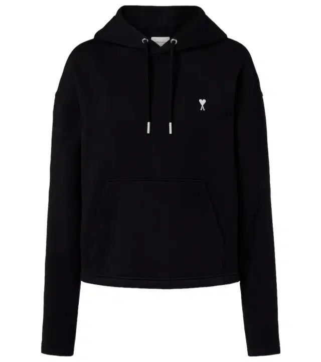 Ami Paris Ami de Caur cotton jersey hoodie
