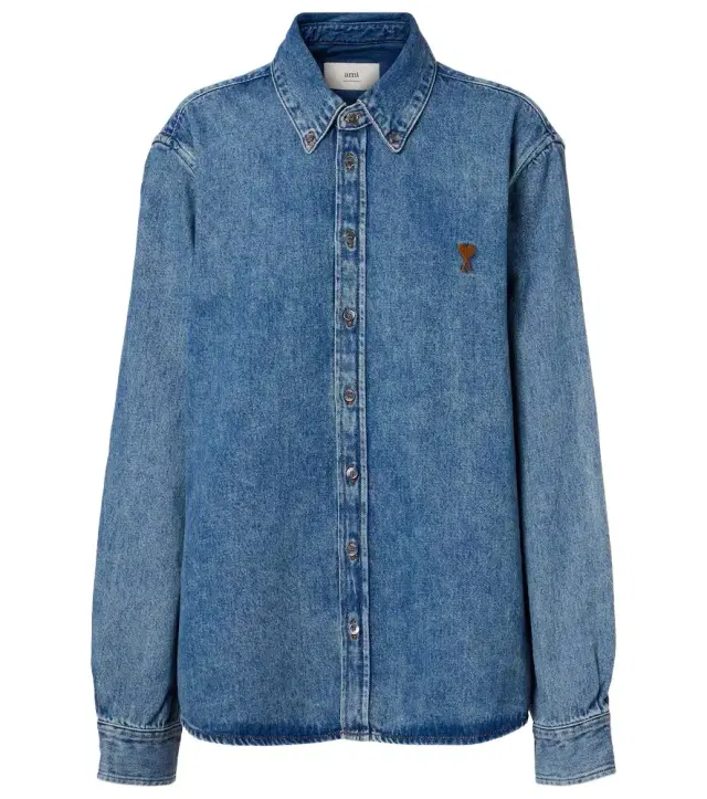 Ami Paris Ami de Caur denim shirt